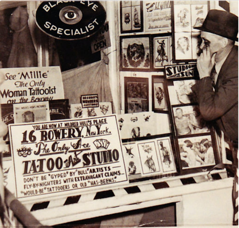 Mildred Hull New York’s first female tattoo artist NYC Tattoo Shop™